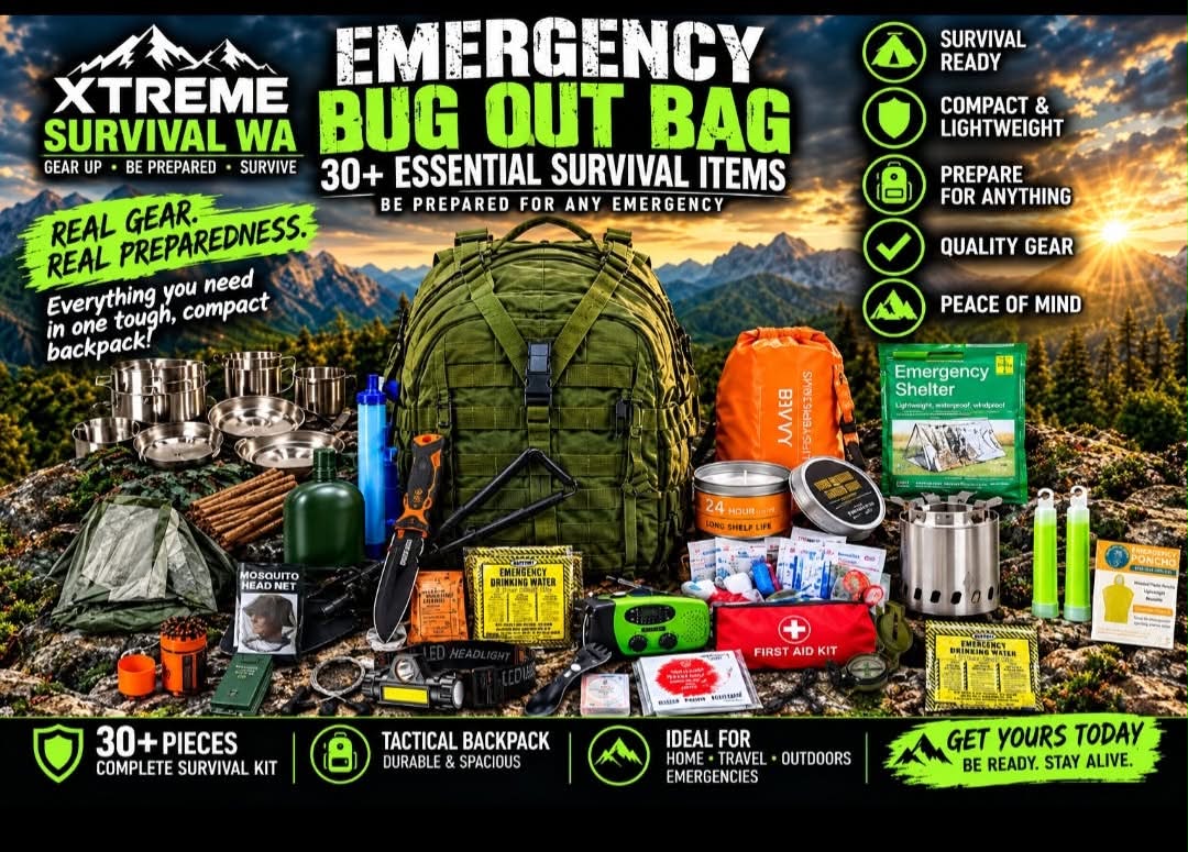 Emergency bug out bag
