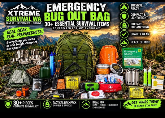 Emergency bug out bag